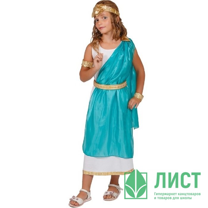 Украшение новогоднее Греческая девочка (венец,туника,пояс,нарукавники) р.32/128 ткань