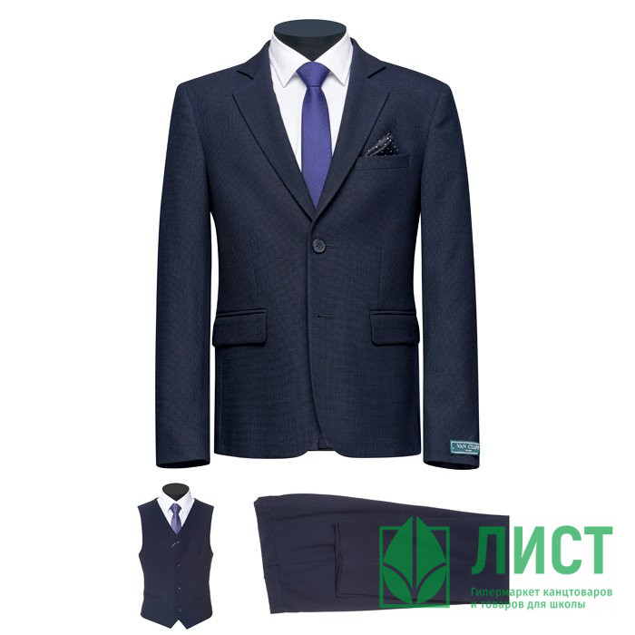 Костюм (Van Cliff) Ховард неви артикул А99119 размер 46/176-48/182 цвет синий