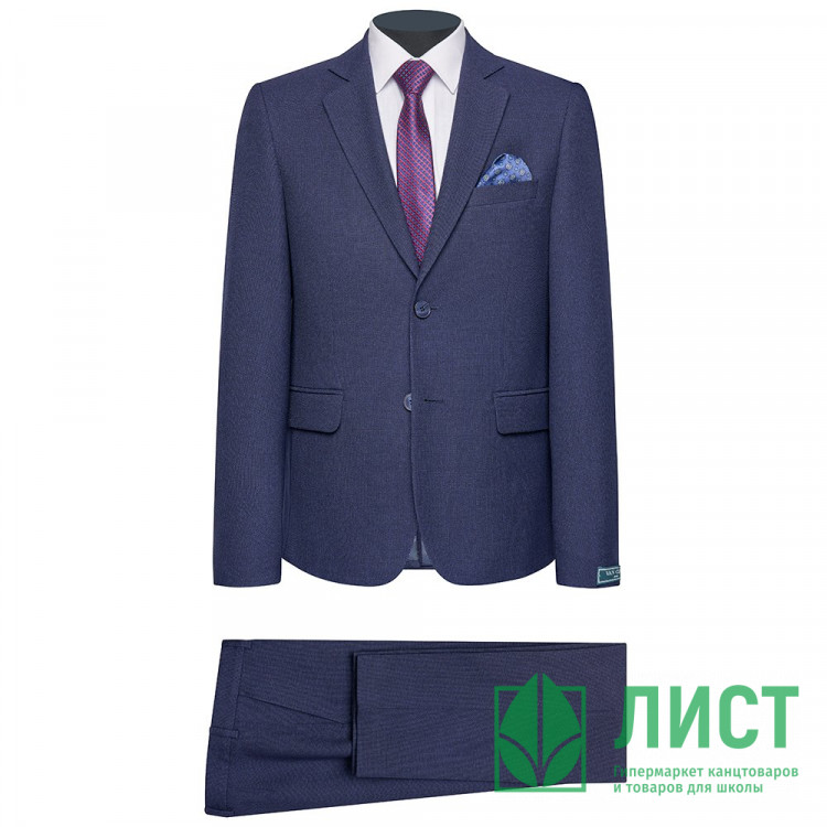 Костюм (Van Cliff) Нидл неви юниор 3 полнота артикул А89381 размер 38/146-46/170 цвет синий