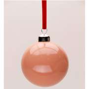 Шар пластик 08см глянцевый цв.св.желто-розовый 105 арт.РШ2505