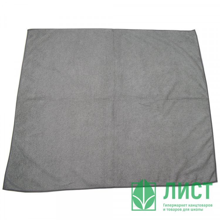 Салфетка для пола микрофибра 70*80 220г/м2 б/уп серая арт.55-0712