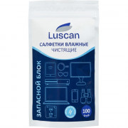 Салфетки д/экранов Luscan, з/блок,100 шт, 130х170