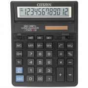 Калькулятор настольный 12 разрядов двойное питание CITIZEN 203*158*31 (SDC-888ТII/888XBK)