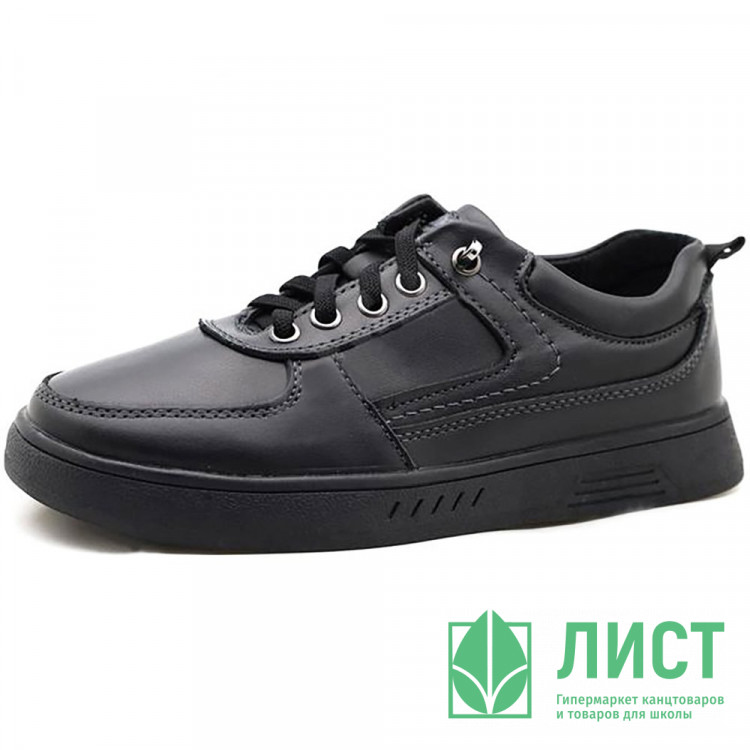 Полуботинки для мальчика (Юнсин Гепард) черные верх-искусственная кожа подкладка-искусственная кожа размерный ряд 32-37 арт.CC2782_B830-5