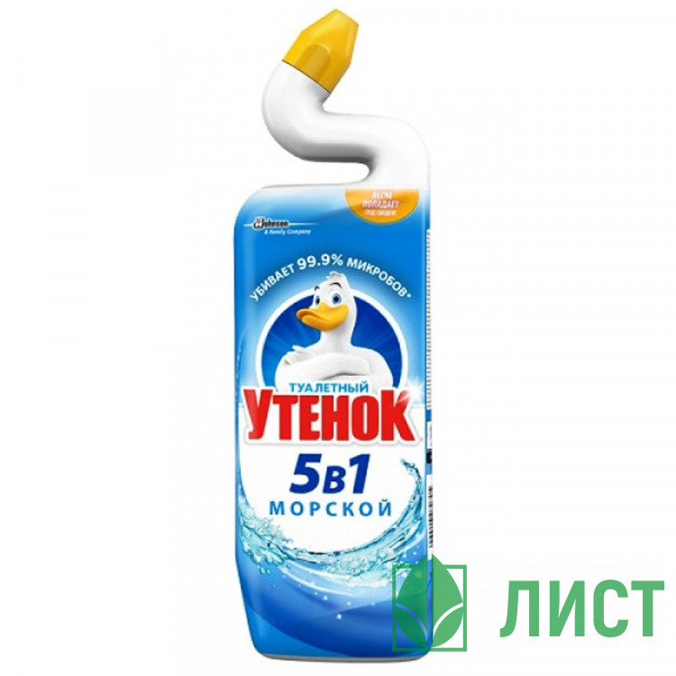 Чистящее средство  для сантехники ТУАЛЕТНЫЙ УТЕНОК 900мл Морской