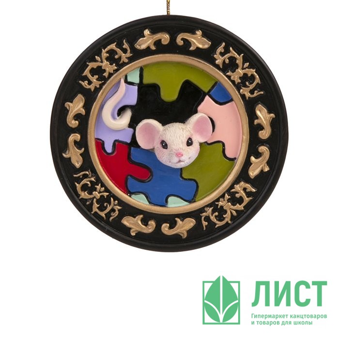 Украшение декор.подвеска "Медальон. Мозаика" 08см арт.80282