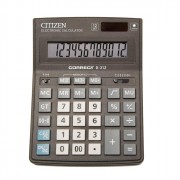 Калькулятор настольный 12 разрядов двойное питание CITIZEN Сorrect 205*155*35 (D-312)