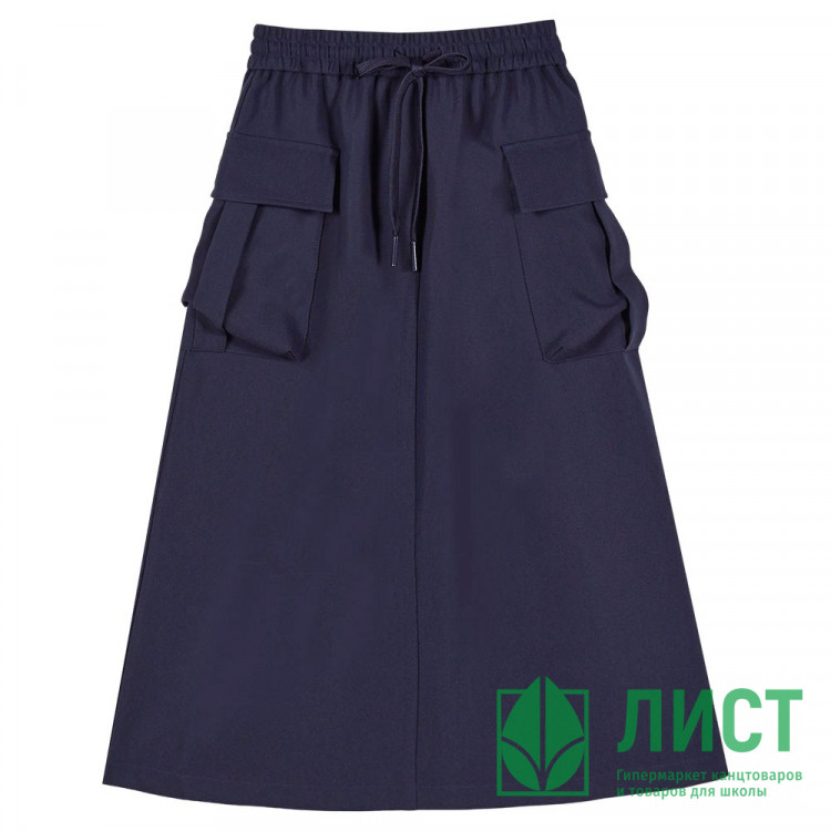 Юбка для девочки (Делорас) арт.63806QD размер 36/140-46/170 цвет синий