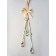 Украшение декор.подвеска "Капля" 34,5см 3шт связка, прозрачная арт.94857