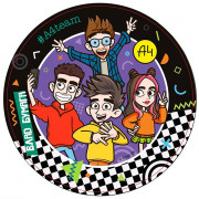 Тарелки бумажные "Влад А4" 6шт/наб D-18см арт.80108275