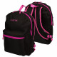 Рюкзак для девочек (deVENTE) Black черный с розовым 40x29x17 см арт.7032382