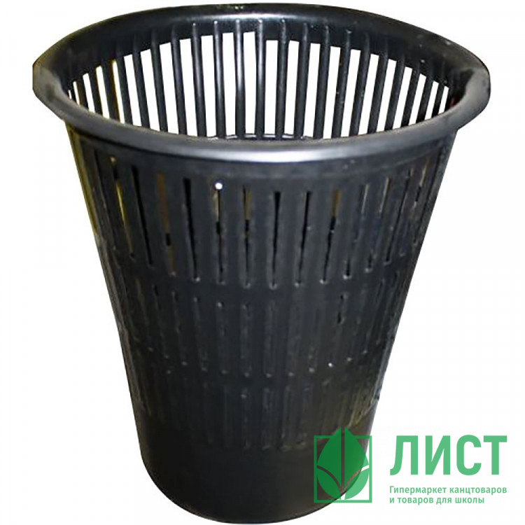 Корзина для бумаг 12л черная