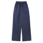 Брюки-палаццо для девочки (TETO) артикул 10253 цвет темно-синий