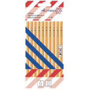 Набор карандашей чернографитных 10 штук в наборе Attomex 2B-2H арт.5030401