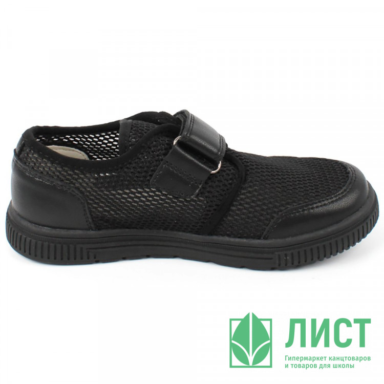 Полуботинки для мальчика (Antilopa) черные верх-искусственная кожа + текстиль  подкладка-без подклада размер 32-37 арт.AL 7082