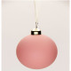 Шар пластик 08см матовый цв.розовый щербет 104 арт.РШ2104