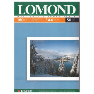 Фотобумага Lomond А4 50л. 180г/м2 1ст. матов.(0102014)
