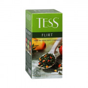 Чай Tess 25пак. Flirt зеленый с клубникой (Ст.10)