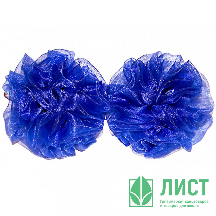 Резинка для волос 02 шт Arco Carino цвет синий 9см арт.158