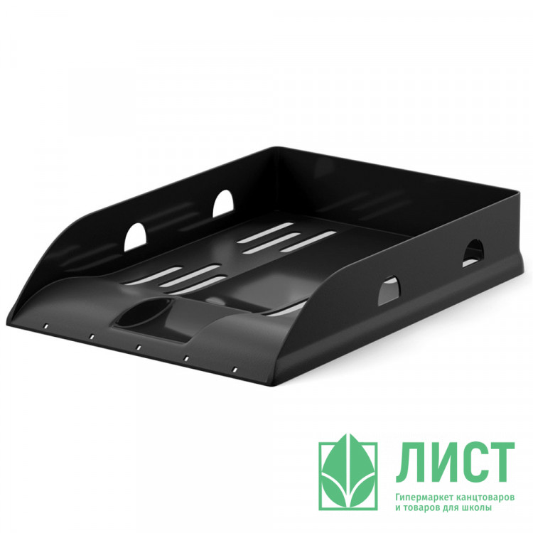 Лоток д/бумаг решетч. 1 секция черный  ErichKrause Base Classic арт.57931 (Ст.1/16)