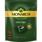 Кофе Jacobs Monarh Оригинал (ORIGINAL) 130гр пакет (Ст.9)
