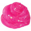 Игрушка Лизун Slime (Волшебный мир) Glamour collection розовый с блестками 60г арт.SLM180 - 