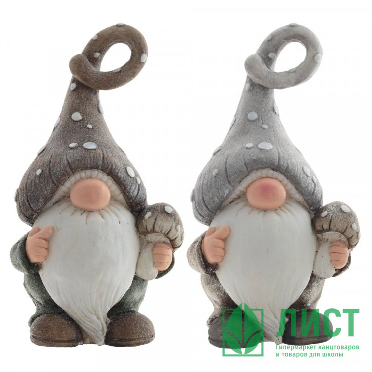 Фигура напольная декоративная "Гном" 41см 2 вида арт.791757