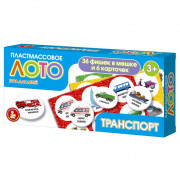 Игра настольная Лото пластиковое Транспорт (ДК) арт 04505