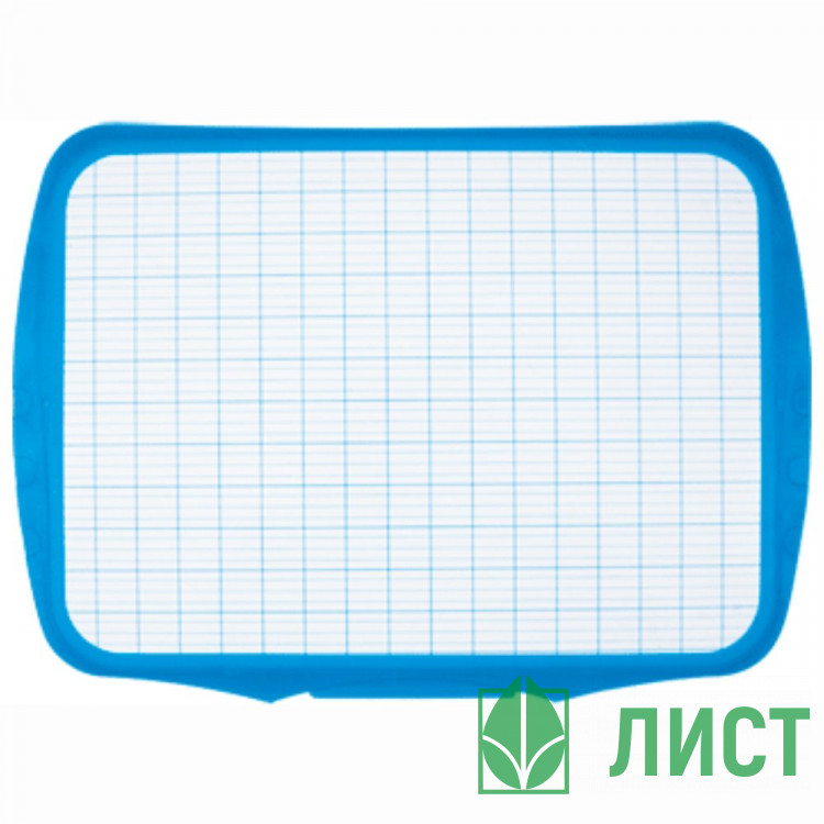 Доска маркерная А4 deVENTE двухстороняя без маркера голубая арт 8071008