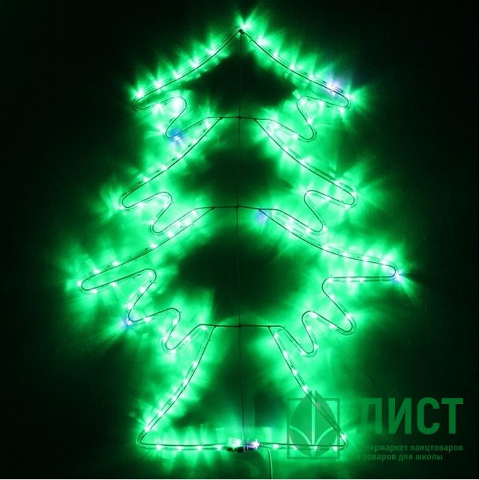 Гирлянда электрическая планшет уличная Елочка