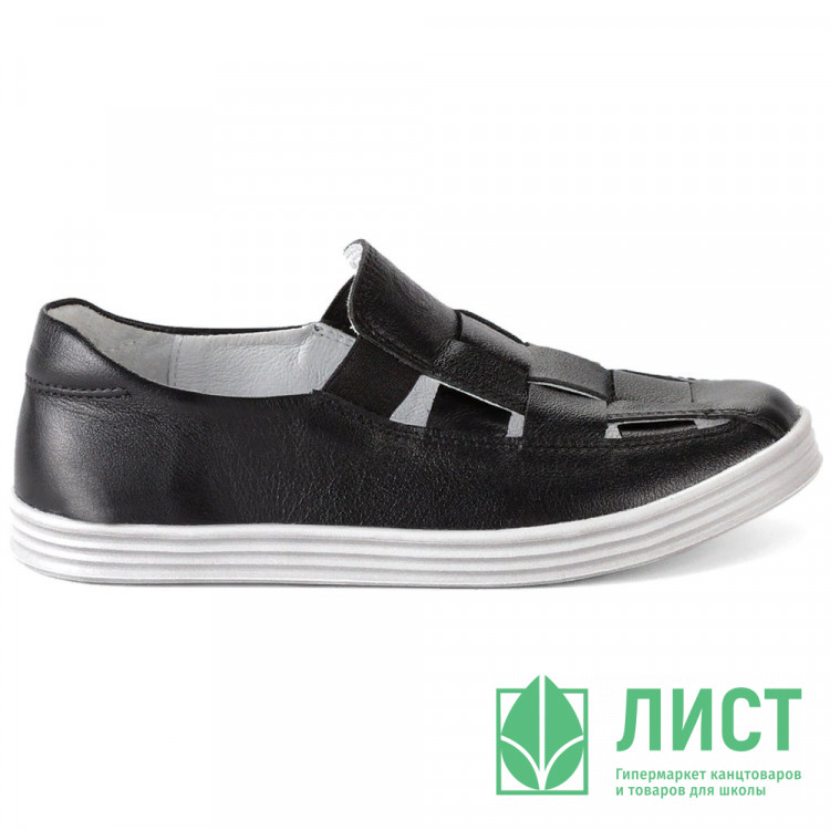 Полуботинки для мальчика (ELEGAMI) черные верх-натуральная кожа подкладка-натуральная кожа размерный ряд 32-37 арт.5-525862201