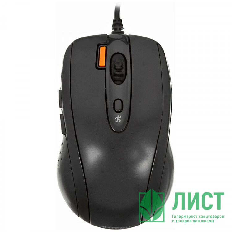 Мышь провод. A4TECH N-70FX(-1) цв.черный
