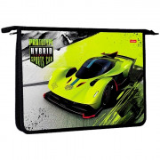 Папка школьная для труда А4 на молнии 2 отделения (Hatber) Autosport арт AMt_29093