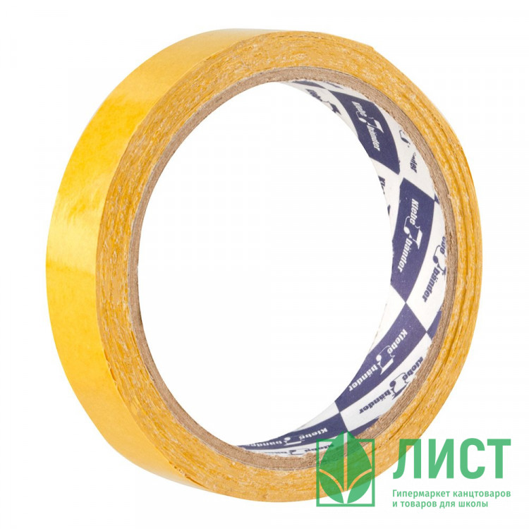 Скотч двусторонний на полипропиленовой основе 19*10м ТМ Klebebänder (Ст.48)