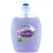 Крем-мыло жидкое 500миллилитров дозатор HELP антибактериальный