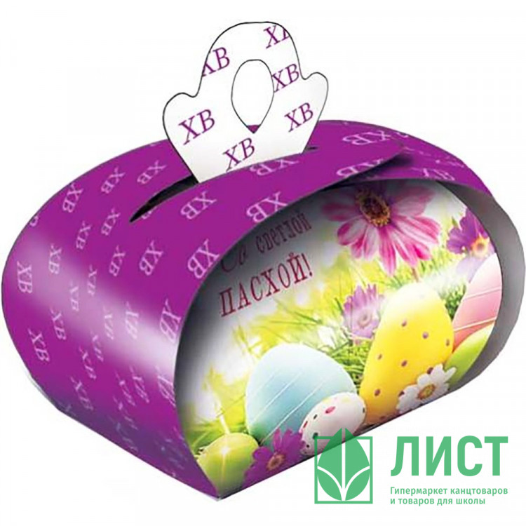 ПАСХА Коробка подароч. "Пасхальная коробочка" 10*9,2см арт.1135А